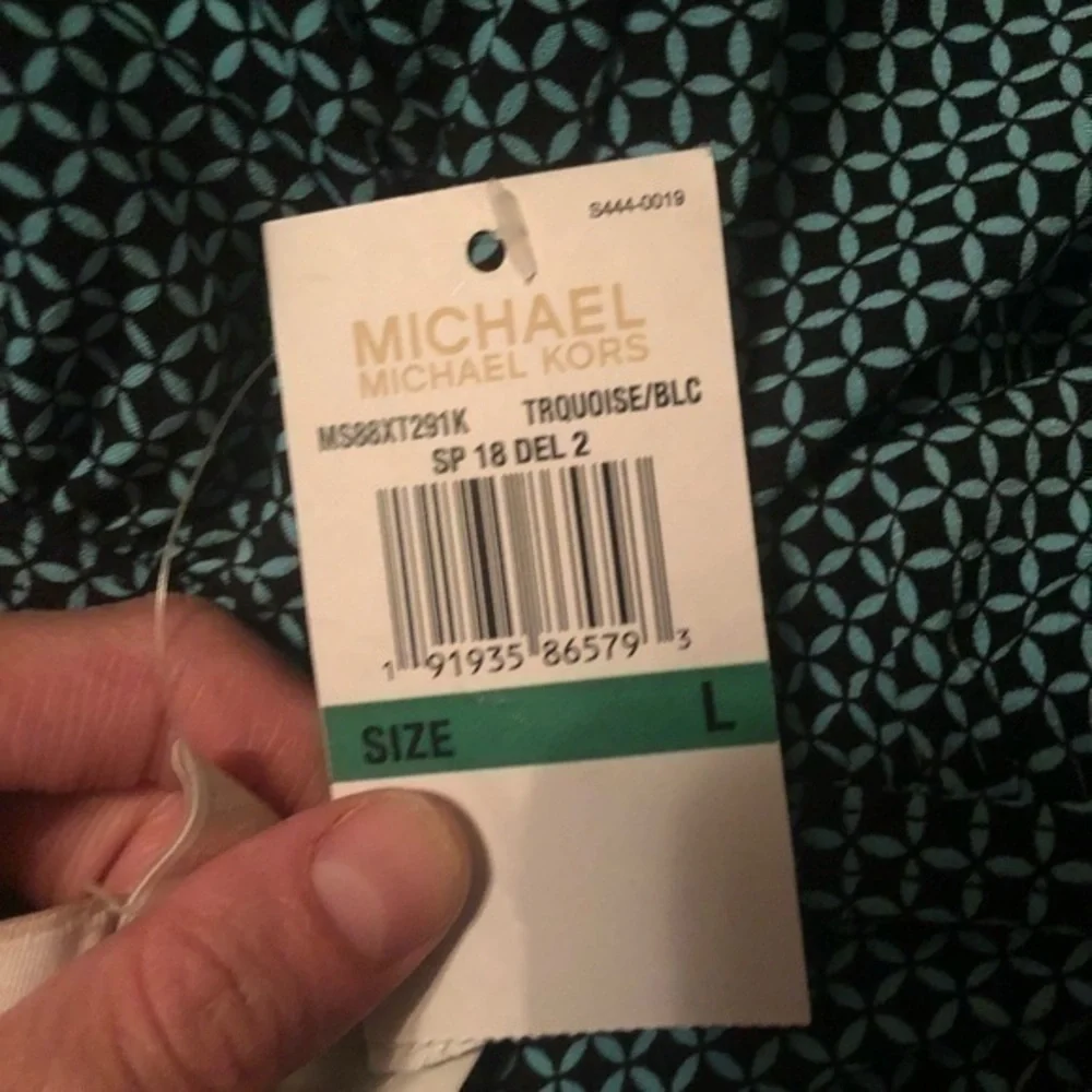 Michael kors tortoise black dress NWT